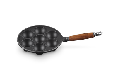 Æbleskivepande støbejern