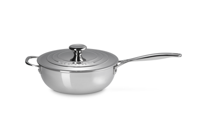 Saucepande m/Non-Stick belægning, låg og hjælpehåndtag Signature rustfrit stål