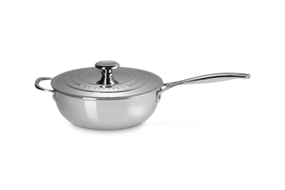 Saucepande m/Non-Stick belægning, låg og hjælpehåndtag Signature rustfrit stål