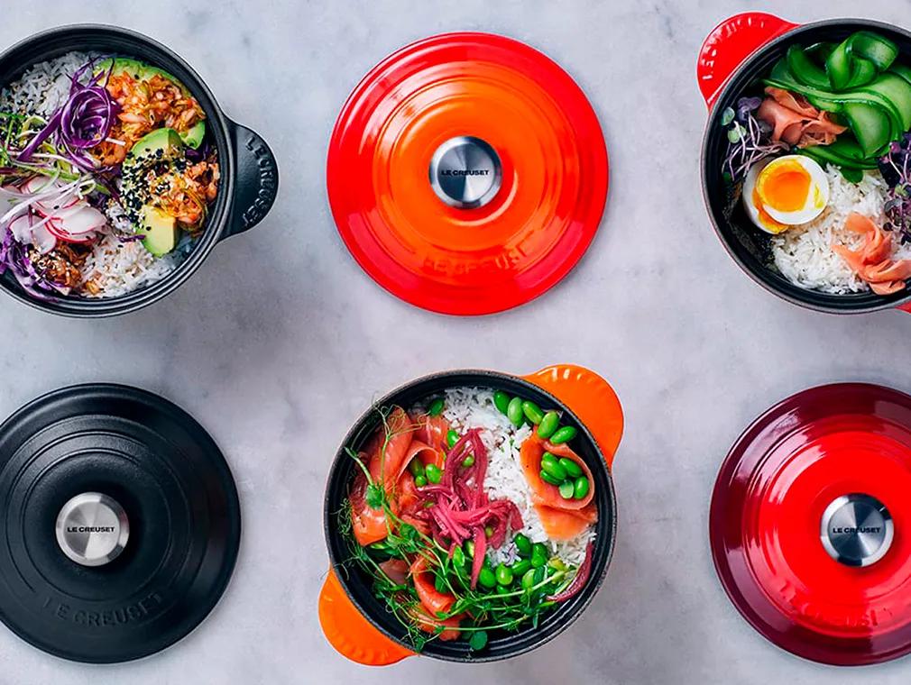 Perfekte ris i Cocotte Every - samt 5 forskellige toppings