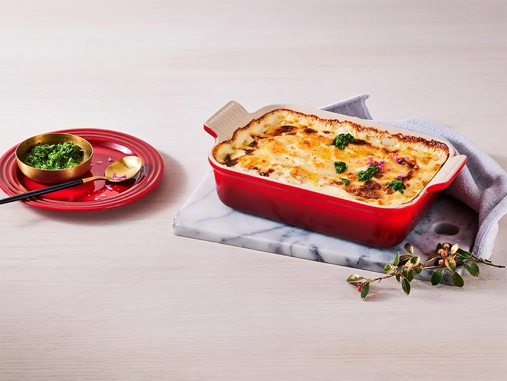 Cremede ovnkartofler med ost