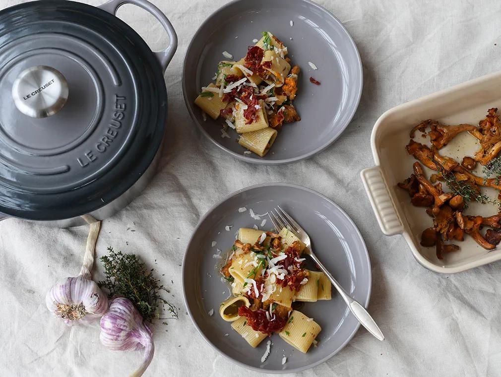 Pasta med Svampe
