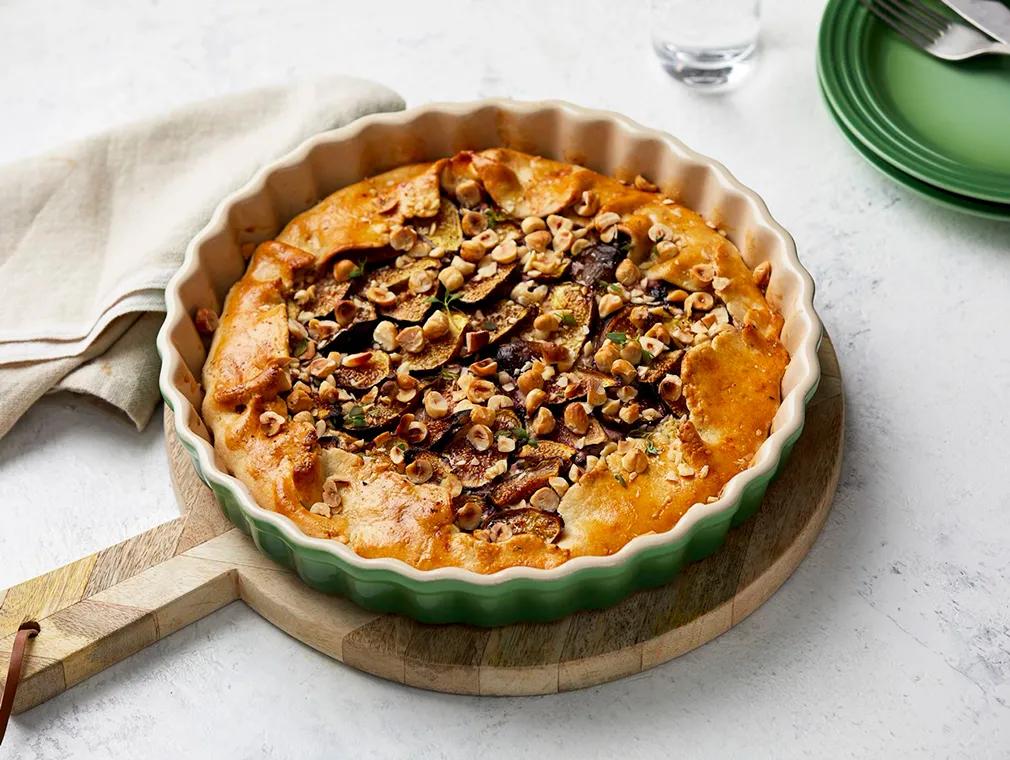 Galette med figen, timian og gedeost