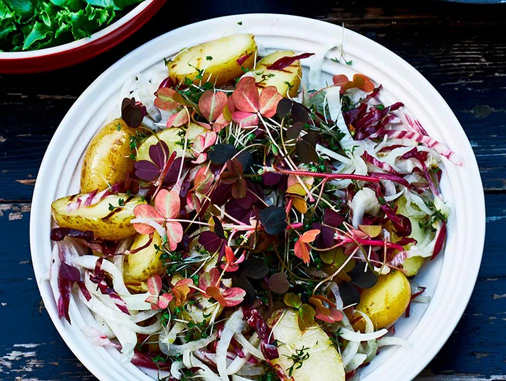 Grillet kartoffelsalat