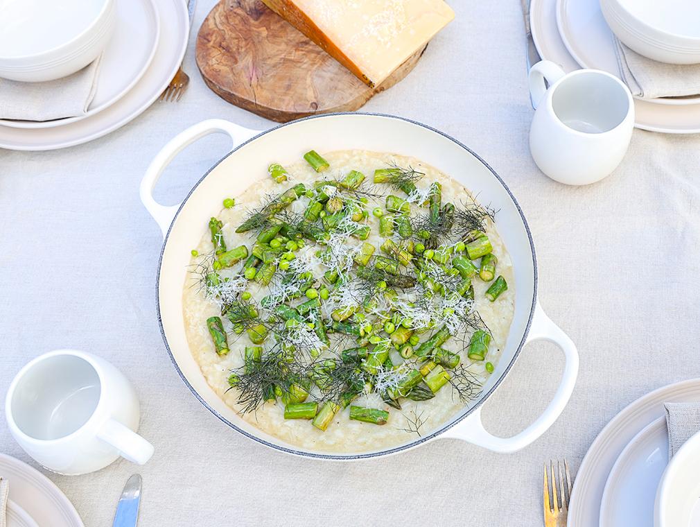 Risotto med asparges