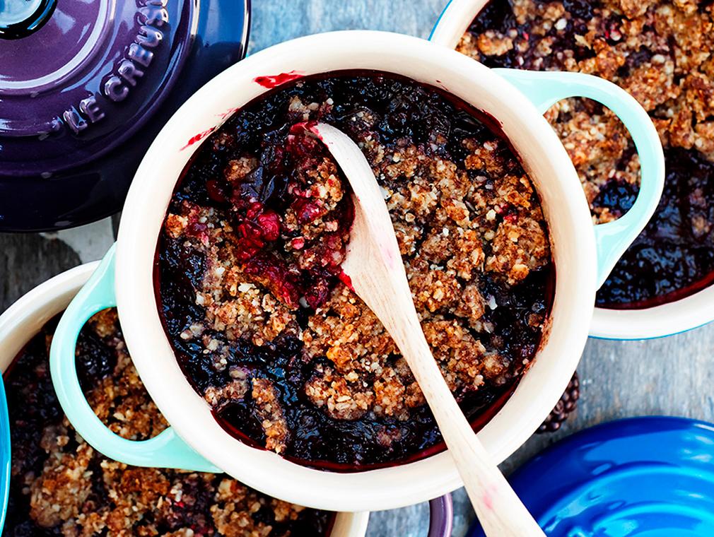 Bær med crumble