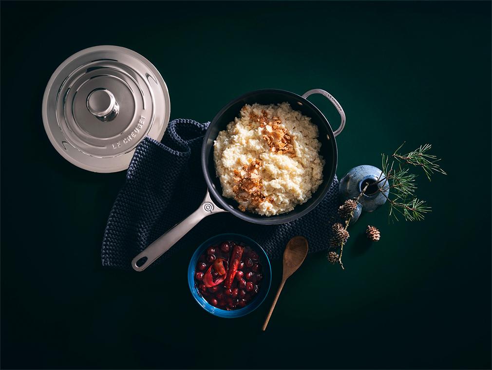 Klassisk risalamande med kirsebærsauce