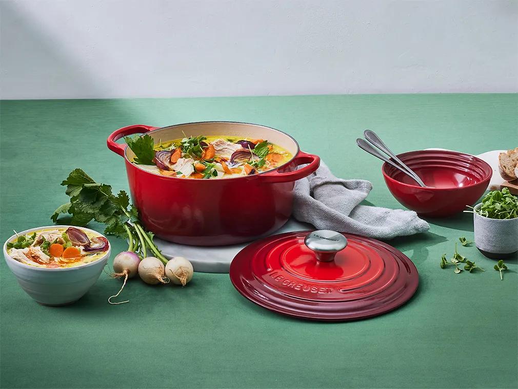 Ultimativ, cremet kyllingesuppe med friske grøntsager