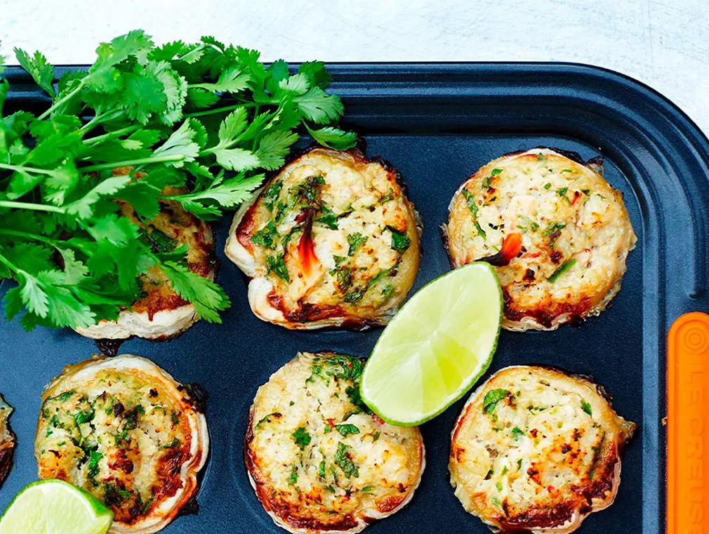 Sprøde krabbemuffins