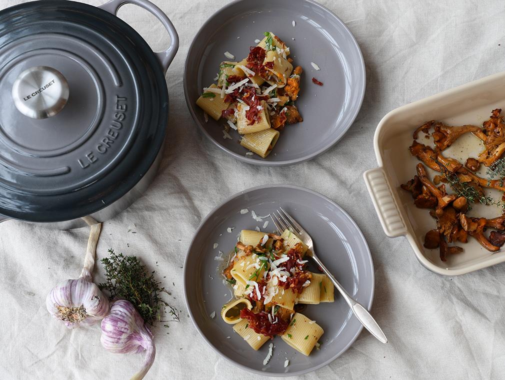 Pasta med Svampe