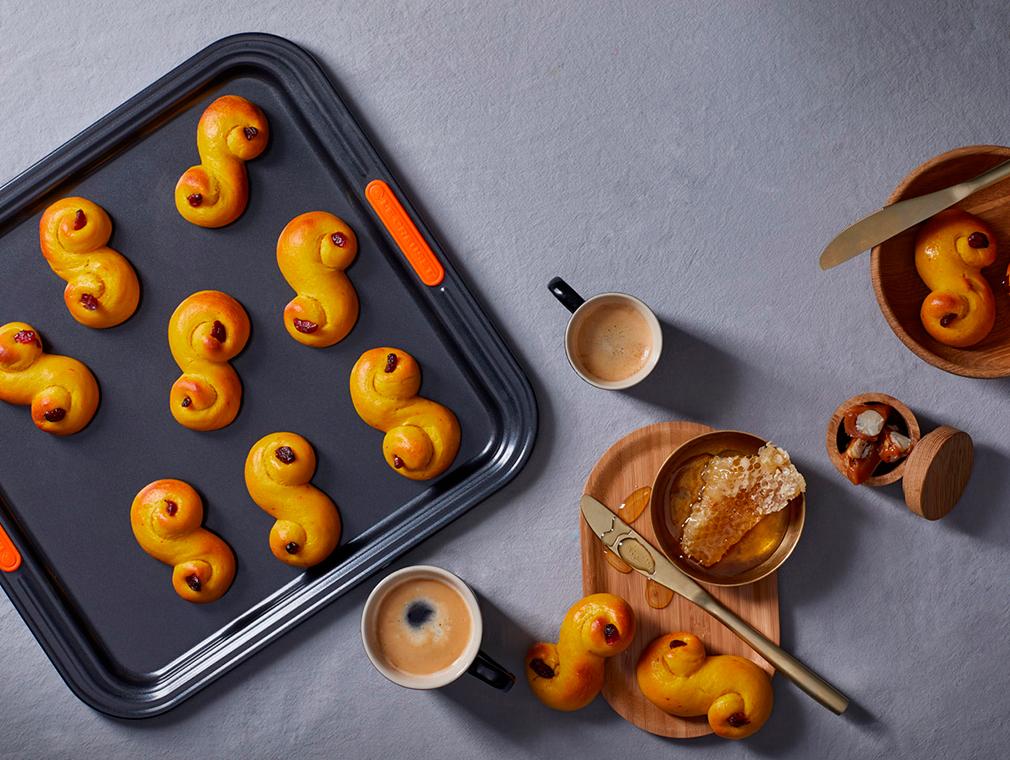 Luciaboller – svenske ”lussekatter”