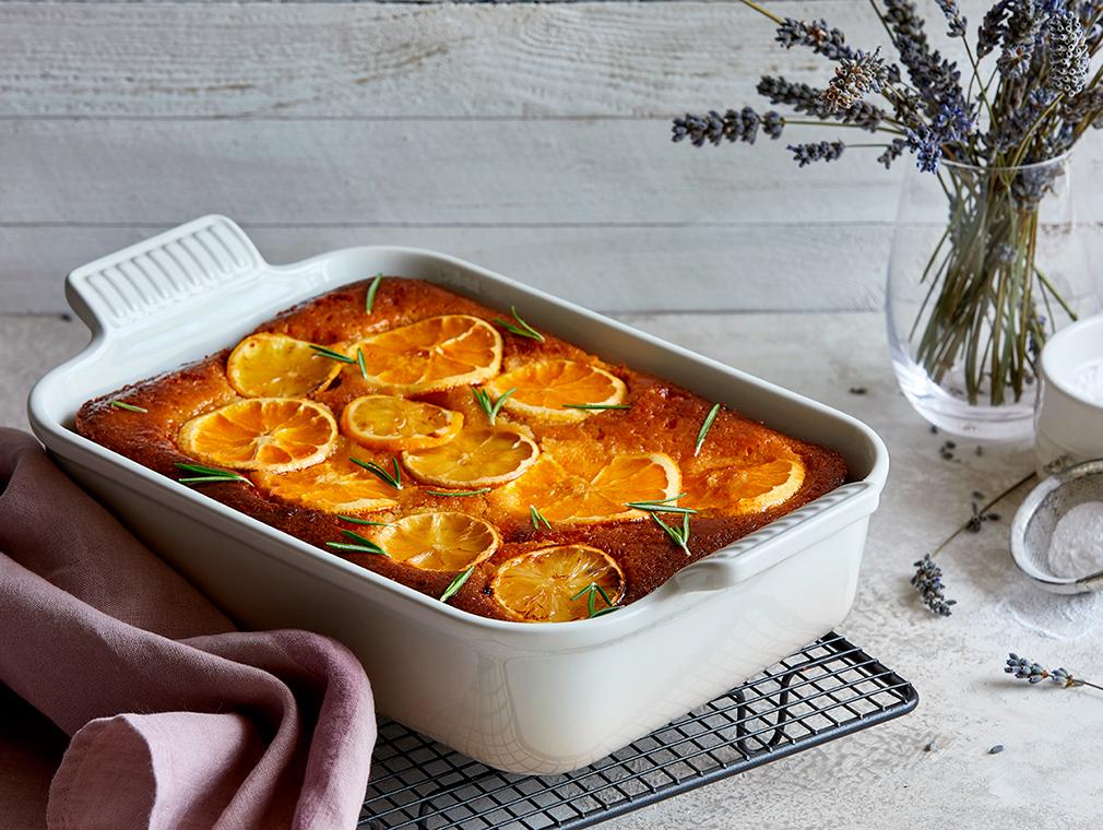 Citruskage med olivenolie