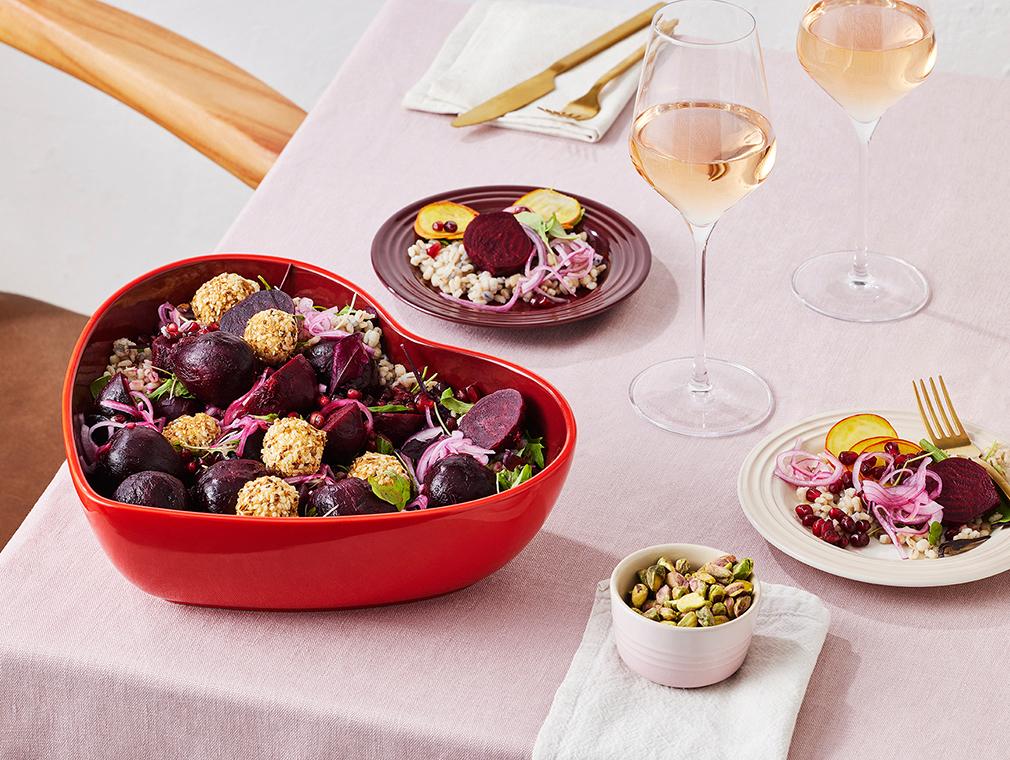 Salat med rødbede og harissa